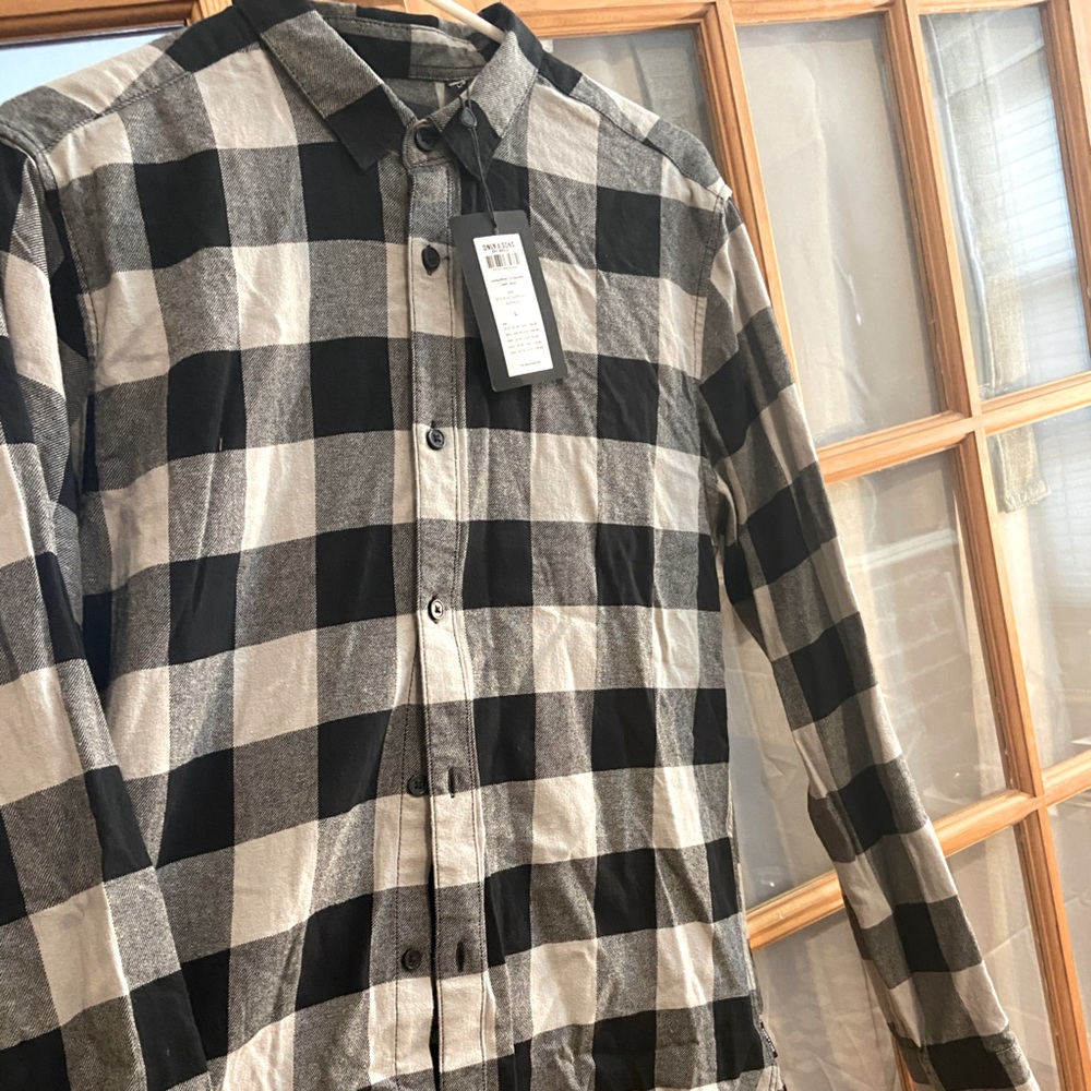 Only & Sons flannel button down
